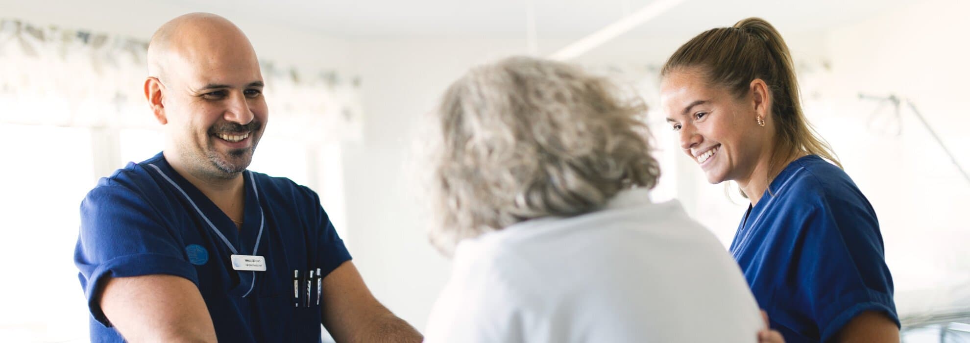 patient med sjuksköterskor patient med sjuksköterskor