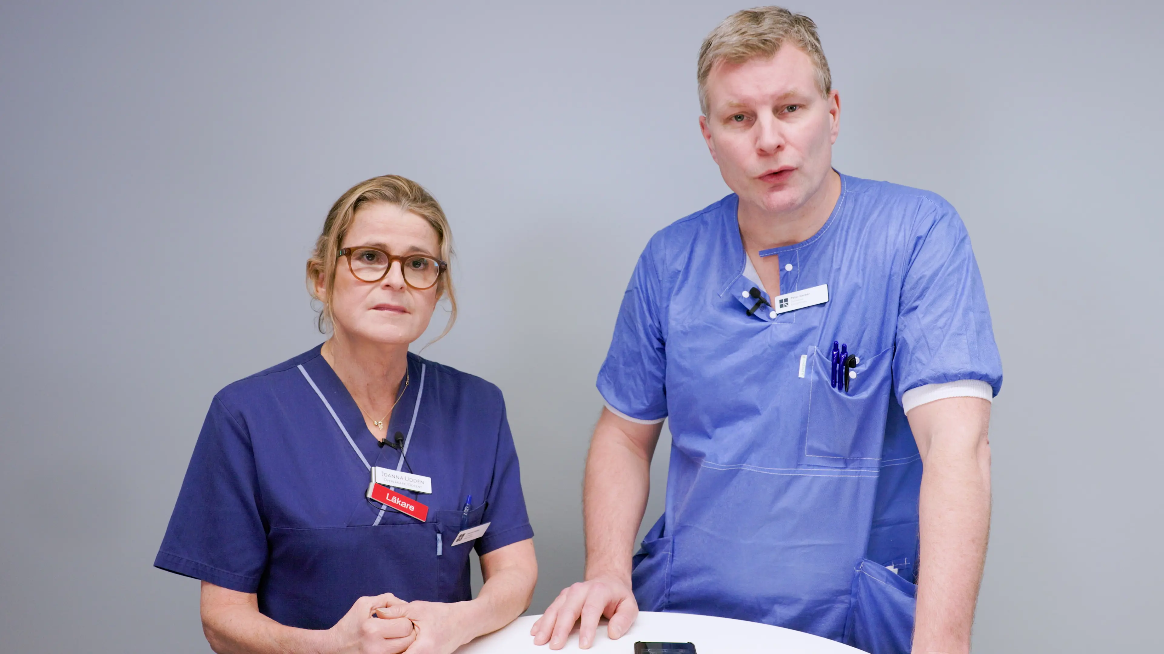 Joanna Uddén och Peter Gerber. Två överläkare från Obesitascentrum.